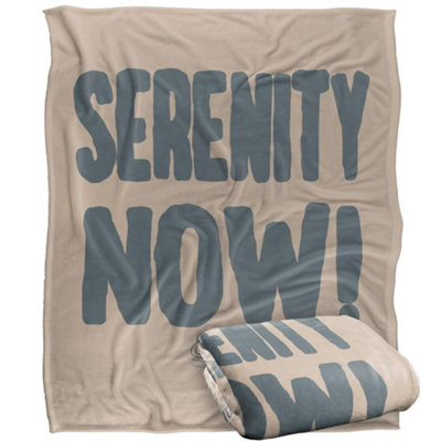 Seinfeld Serenity Now Blanket Multicoloured (One Size) from B&Q