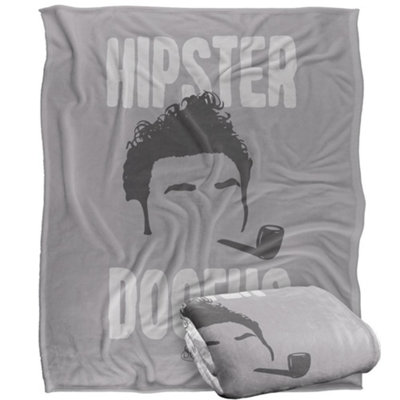Seinfeld Hipster Doofus Blanket Multicoloured (One Size) from B&Q
