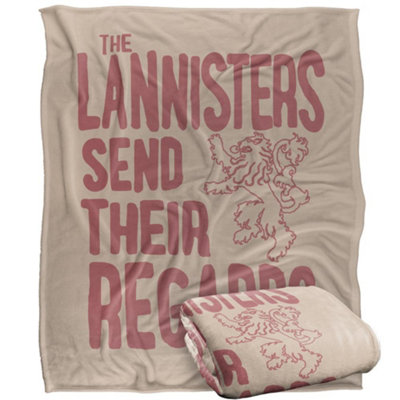 B&Q -  Lannisters Send Their Regards Blanket Multicoloured (One Size)