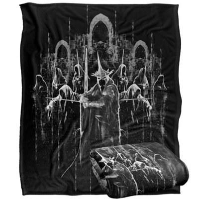 Lord Of The Rings Ring Wraiths Blanket Multicoloured (One Size) from B&Q