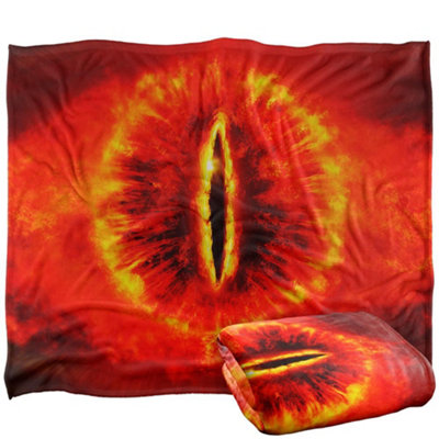Lord Of The Rings Eye Of Sauron Blanket Multicoloured (One Size) from B&Q