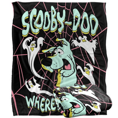 Scooby Doo Ghosts Blanket Multicoloured (One Size) from B&Q