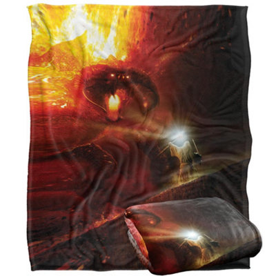 Lord Of The Rings Scene Balrog Blanket Multicoloured (One Size) from B&Q