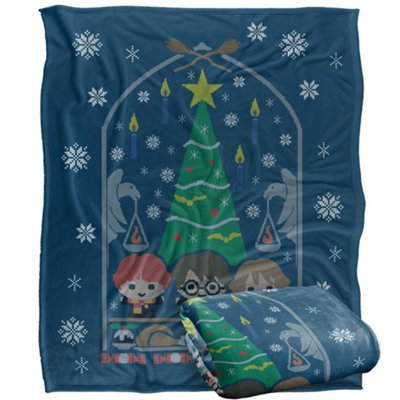 B&Q -  Chibi Christmas Blanket Multicoloured (One Size)
