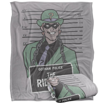 DC comics Batman Line Up Riddler Blanket Multicoloured (One Size) from B&Q