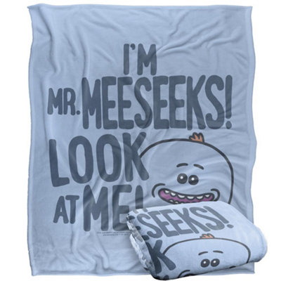  - Rick And Morty Look At Me Mr Meeseeks Blanket Multicoloured (One Size)