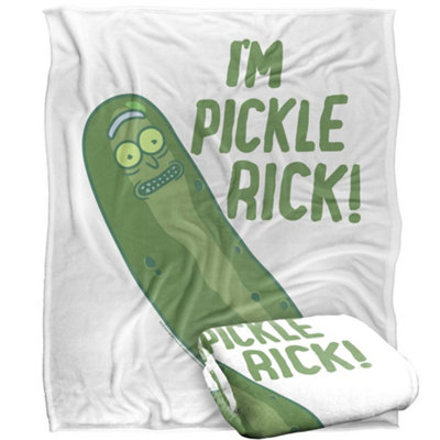  - Rick And Morty Pickle Rick Blanket Multicoloured (One Size)