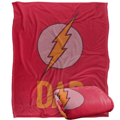 The Flash Dad Blanket Multicoloured (One Size) from B&Q