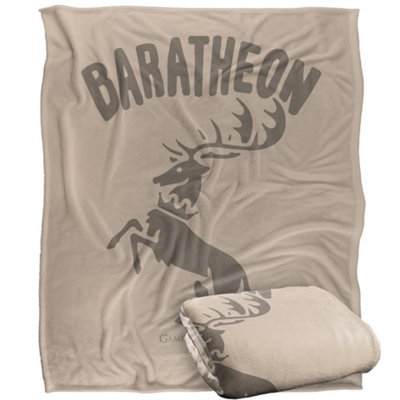 Game Of Thrones Baratheon Crest Blanket Multicoloured (One Size) from B&Q