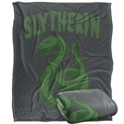 Harry Potter Slytherin Doodle Blanket Multicoloured (One Size) from B&Q