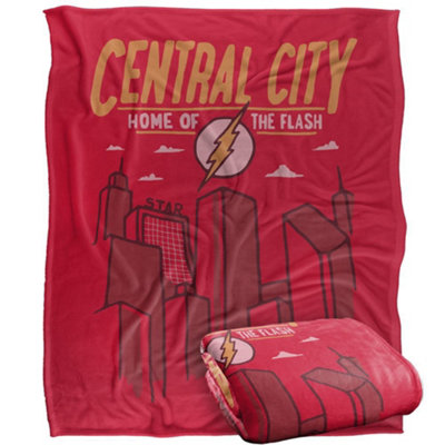The Flash Central City Blanket Multicoloured (One Size) from B&Q
