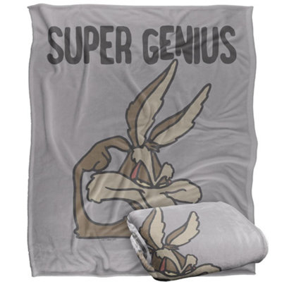 Looney Tunes Super Genius Doodle Blanket Multicoloured (One Size) from B&Q