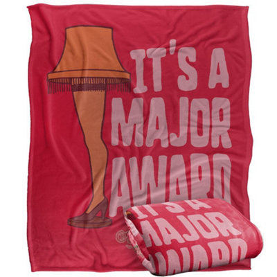 A Christmas Story Its A Major Award Blanket Multicoloured (One Size) from B&Q