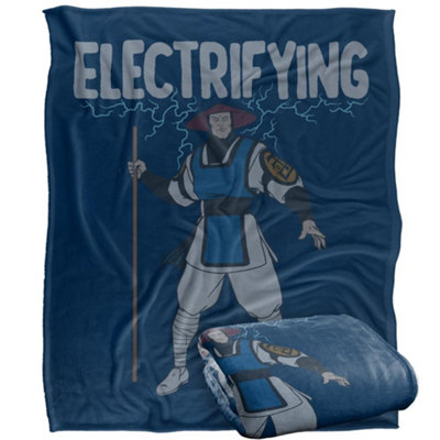 Mortal Kombat Electrifying Raiden Blanket Multicoloured (One Size) from B&Q