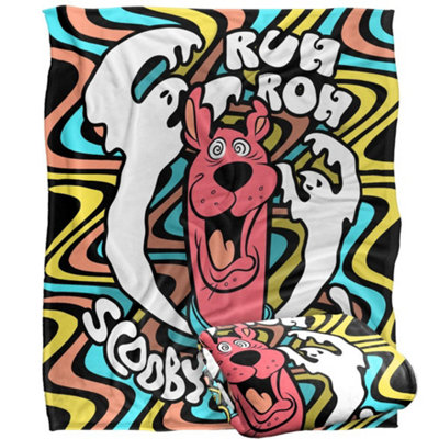 Scooby Doo Ruh Roh Blanket Multicoloured (One Size) from B&Q