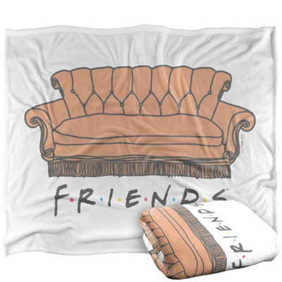 Friends Sofa Blanket Multicoloured (One Size) from B&Q