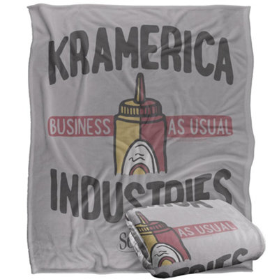 Seinfeld Kramerica Industries Blanket Multicoloured (One Size) from B&Q