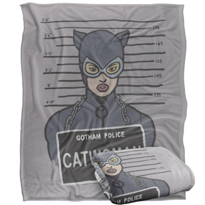 DC comics Batman Line Up Catwoman Blanket Multicoloured (One Size) from B&Q