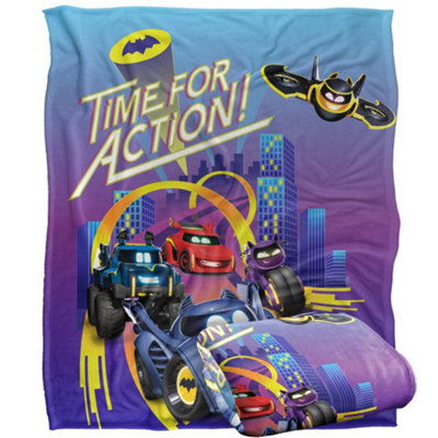 Batwheels Time For Action Blanket Multicoloured (One Size) from B&Q