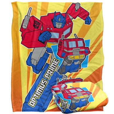 Transformers Optimus Prime Blanket White (One Size) from B&Q