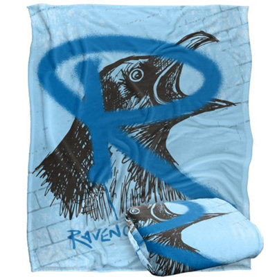 Harry Potter Ravenclaw Graffiti Blanket Multicoloured (One Size) from B&Q