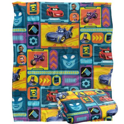 Batwheels Characters Blanket Multicoloured (One Size) from B&Q
