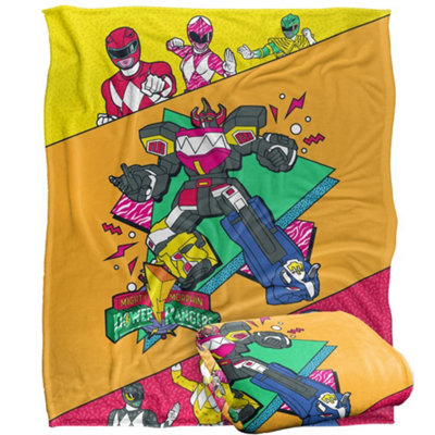 Power Rangers Megazord Blanket Multicoloured (One Size) from B&Q