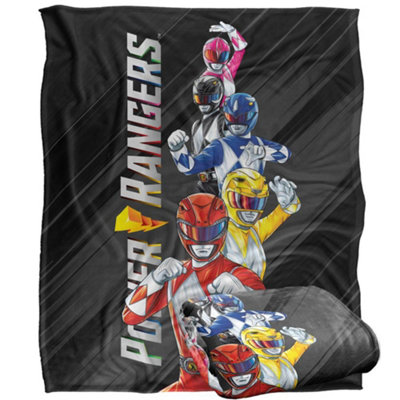  - Power Rangers Stacked Blanket Multicoloured (One Size)