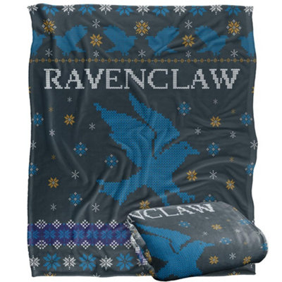 Harry Potter Ravenclaw Fair Isle Blanket Multicoloured (One Size) from B&Q
