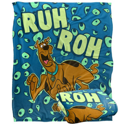 Scooby Doo Ruh Roh Eyes Blanket Multicoloured (One Size) from B&Q