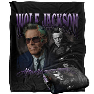 Beetlejuice Wolf Jackson Blanket Multicoloured (One Size) from B&Q