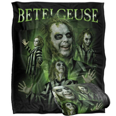 Beetlejuice Poses Blanket Multicoloured (One Size) from B&Q