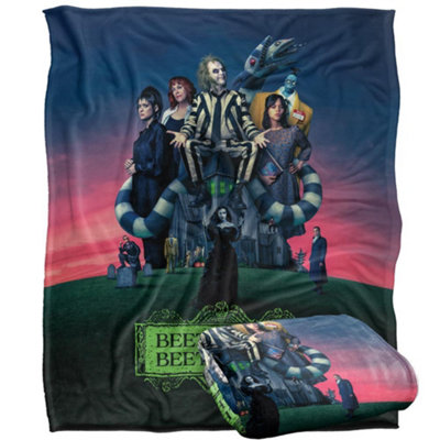 Beetlejuice Beetlejuice Movie Poster Blanket Multicoloured (One Size) from B&Q