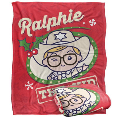A Christmas Story Ralphie The Kid Blanket Multicoloured (One Size) from B&Q
