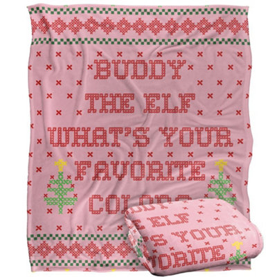 Elf Whats Your Favourite Colour Blanket Multicoloured (One Size)