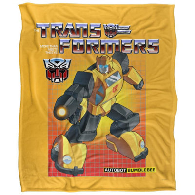  - Transformers Bumblebee Blanket Multicoloured (One Size)