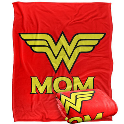 DC comics Wonder Woman Mom Blanket Multicoloured (One Size) from B&Q
