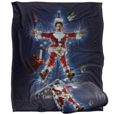 National Lampoons Christmas Vacation Fairy Lights Blanket Multicoloured (One Size) from B&Q