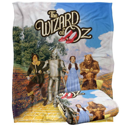  - The Wizard Of Oz Group Shot Blanket Multicoloured (One Size)