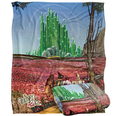 The Wizard Of Oz Emerald City Scene Blanket Multicoloured (One Size) from B&Q