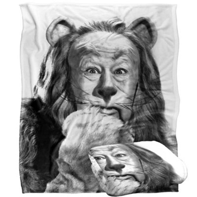 The Wizard Of Oz The Cowardly Lion Blanket Multicoloured (One Size) from B&Q