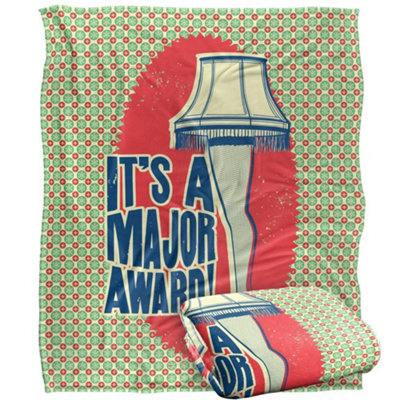 A Christmas Story Major Award Blanket Multicoloured (One Size) from B&Q