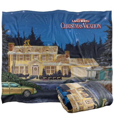 National Lampoons Christmas Vacation Movie Poster Blanket Multicoloured (One Size) from B&Q
