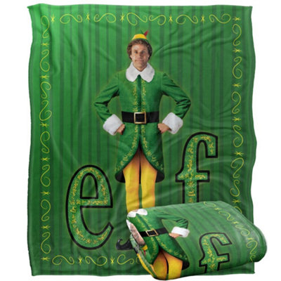 Elf Buddy Blanket Multicoloured (One Size) from B&Q