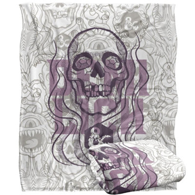 Dungeons & Dragons Retro Demilich Blanket White (One Size) from B&Q