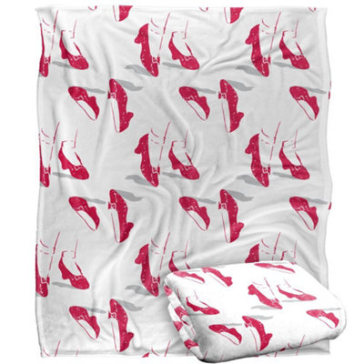 The Wizard Of Oz Ruby Slipper Blanket Multicoloured (One Size) from B&Q