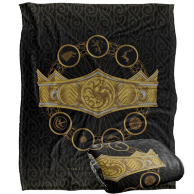 House Of The Dragon Seven Kingdoms Blanket Multicoloured (One Size) from B&Q