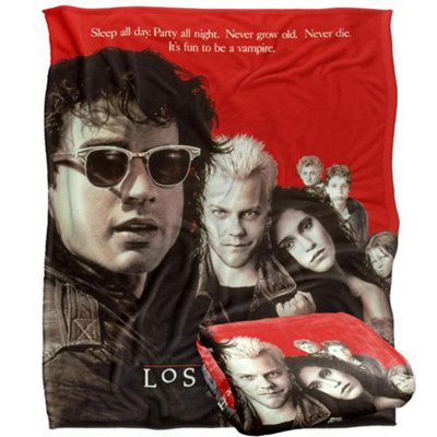 The Lost Boys Movie Poster Blanket Multicoloured (One Size) from B&Q