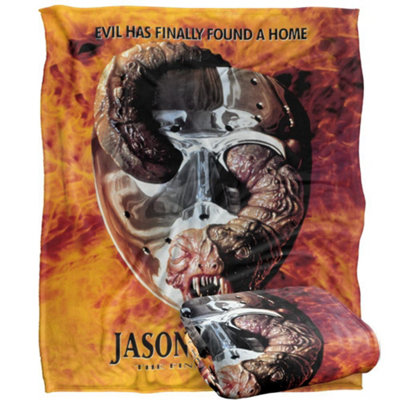 Friday The 13Th Jason Goes To Hell Poster Blanket Multicoloured (One Size) from B&Q
