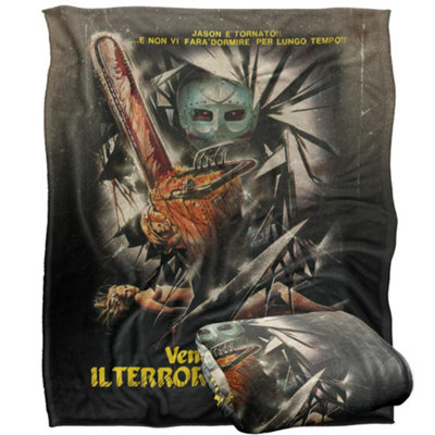 Friday The 13Th Italian Blanket Multicoloured (One Size) from B&Q
